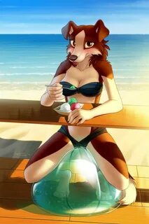 Wet furry