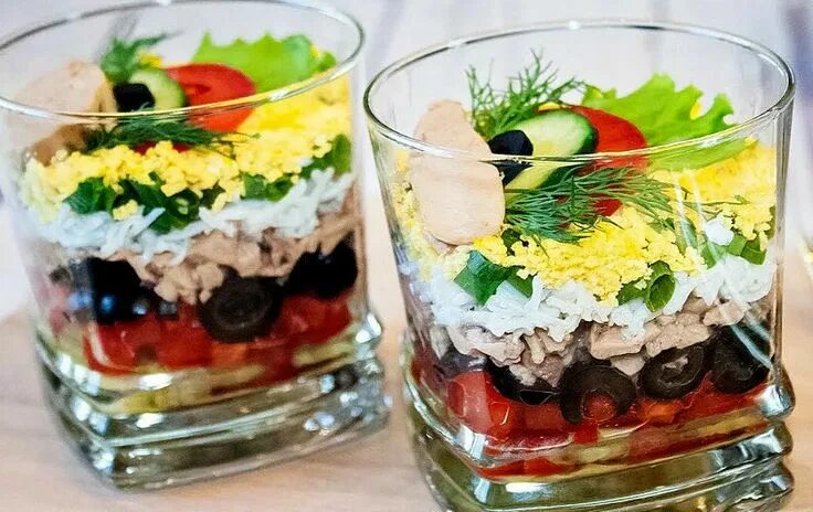 Салат коктейль с огурцами - 4 рецепта - 1000.menu