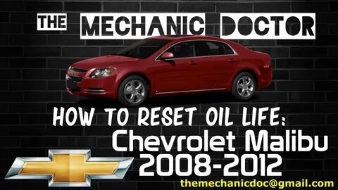 Chevy malibu oil change reset