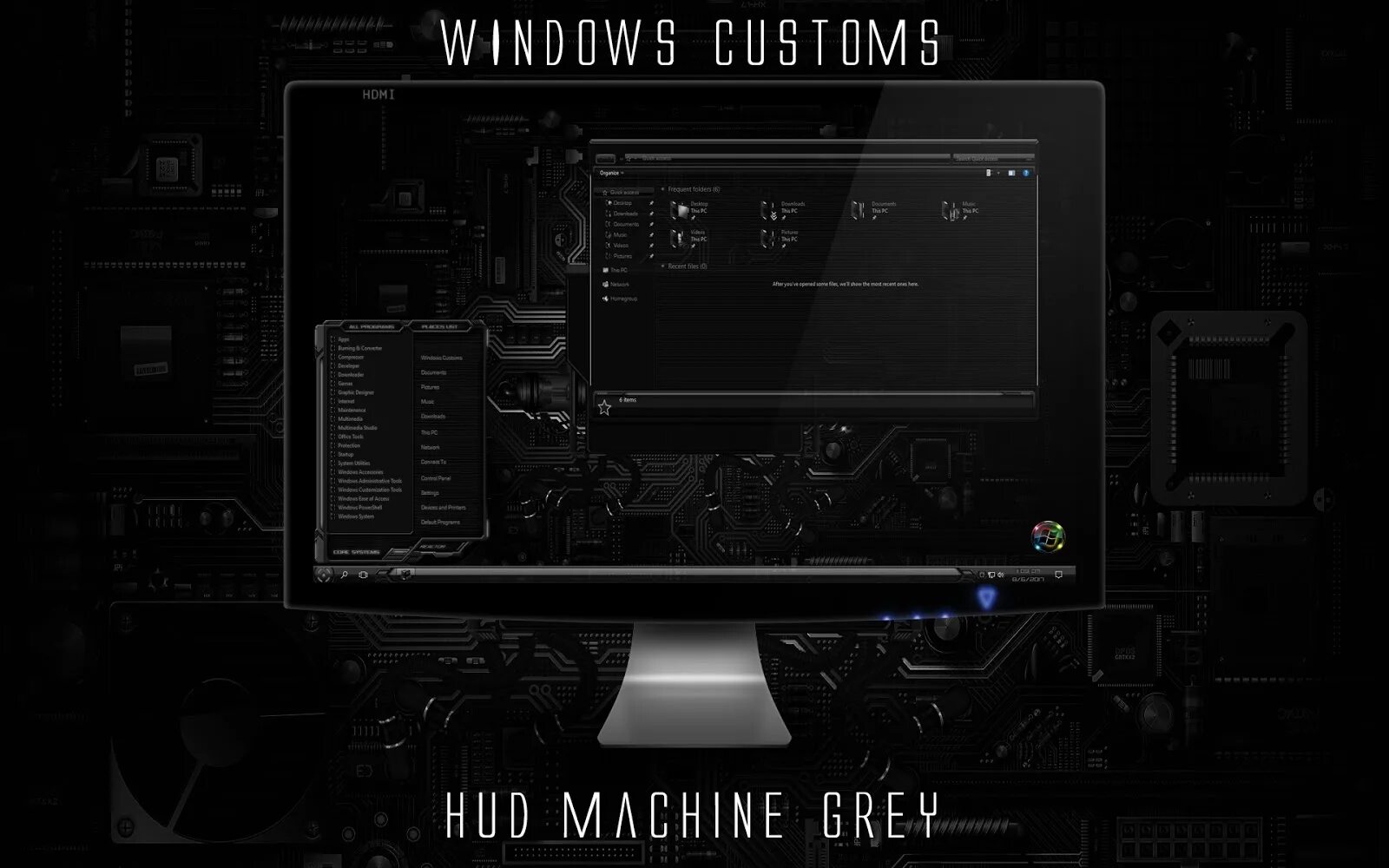 Custom hud. Кастом виндовс. hud machine. nx server hud.