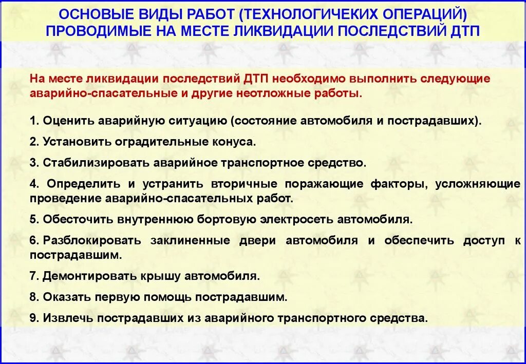 Меры безопасности при аварийно спасательных работах. Алгоритм действий спасателей при ликвидации последствий ДТП. Алгоритм действий при ликвидации ДТП. Алгоритм действий спасателей при ДТП. Алгоритм проведения спасательных работ при ДТП.