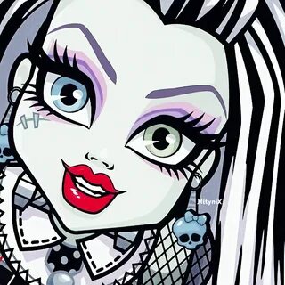 #Frankie Stein #Monster High #Icon #Simple #MH #Cartoon #Movies #Fabulous M...
