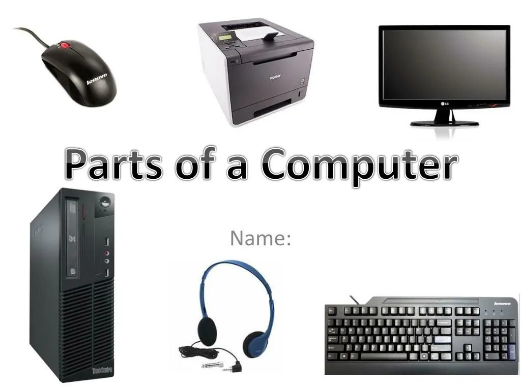 Kind of computer. Компьютер партс. basic parts of computer. parts of computer image. basic parts of a computer system.