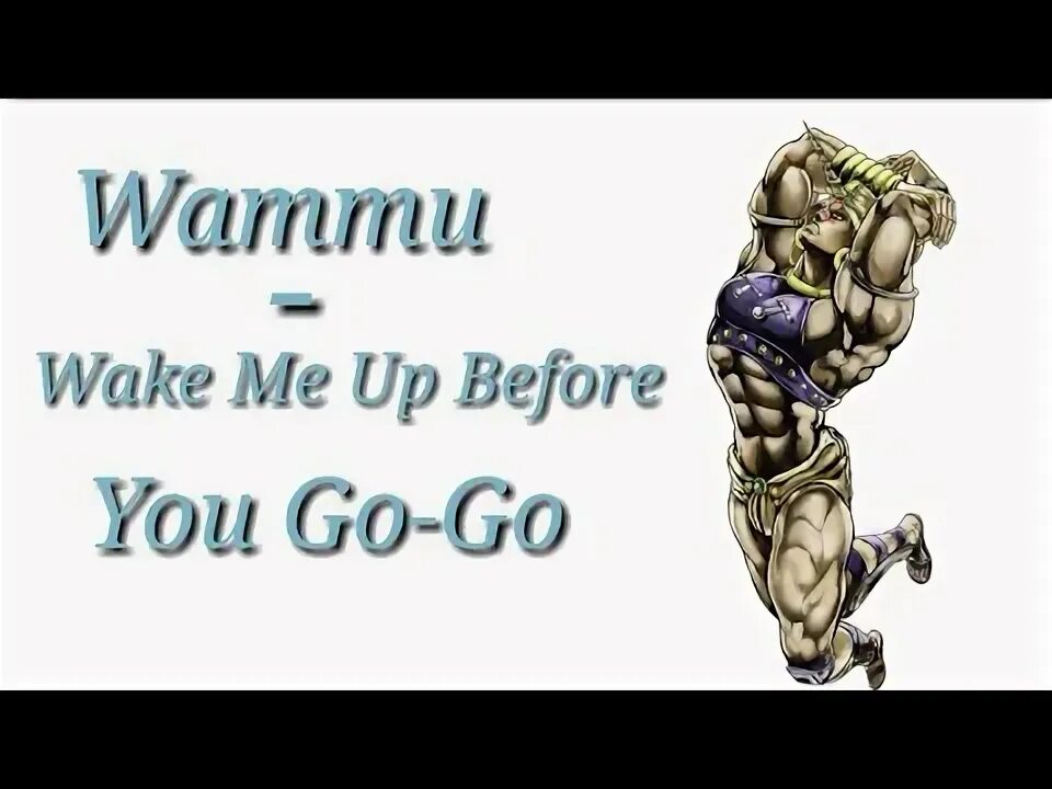 Wake up before you go go. Wake up before you go go