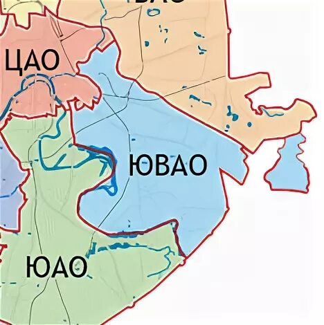 Ювао на карте москвы