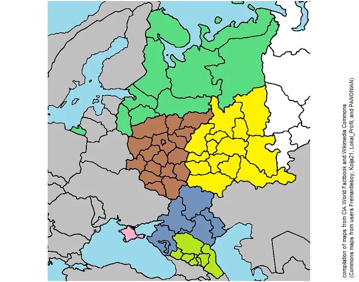 Субъекты федерации европейской части. Карта субъектов европейской части России. Политическая карта европейской части России. Территория европейской части России. Субъекты РФ европейской части.