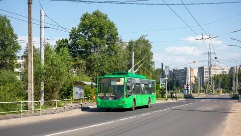 Троллейбус на карте рыбинск
