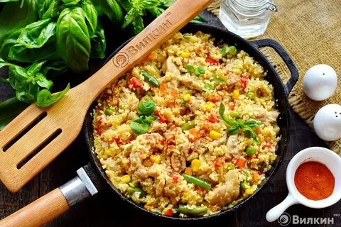 Кускус с овощами рецепт на сковороде