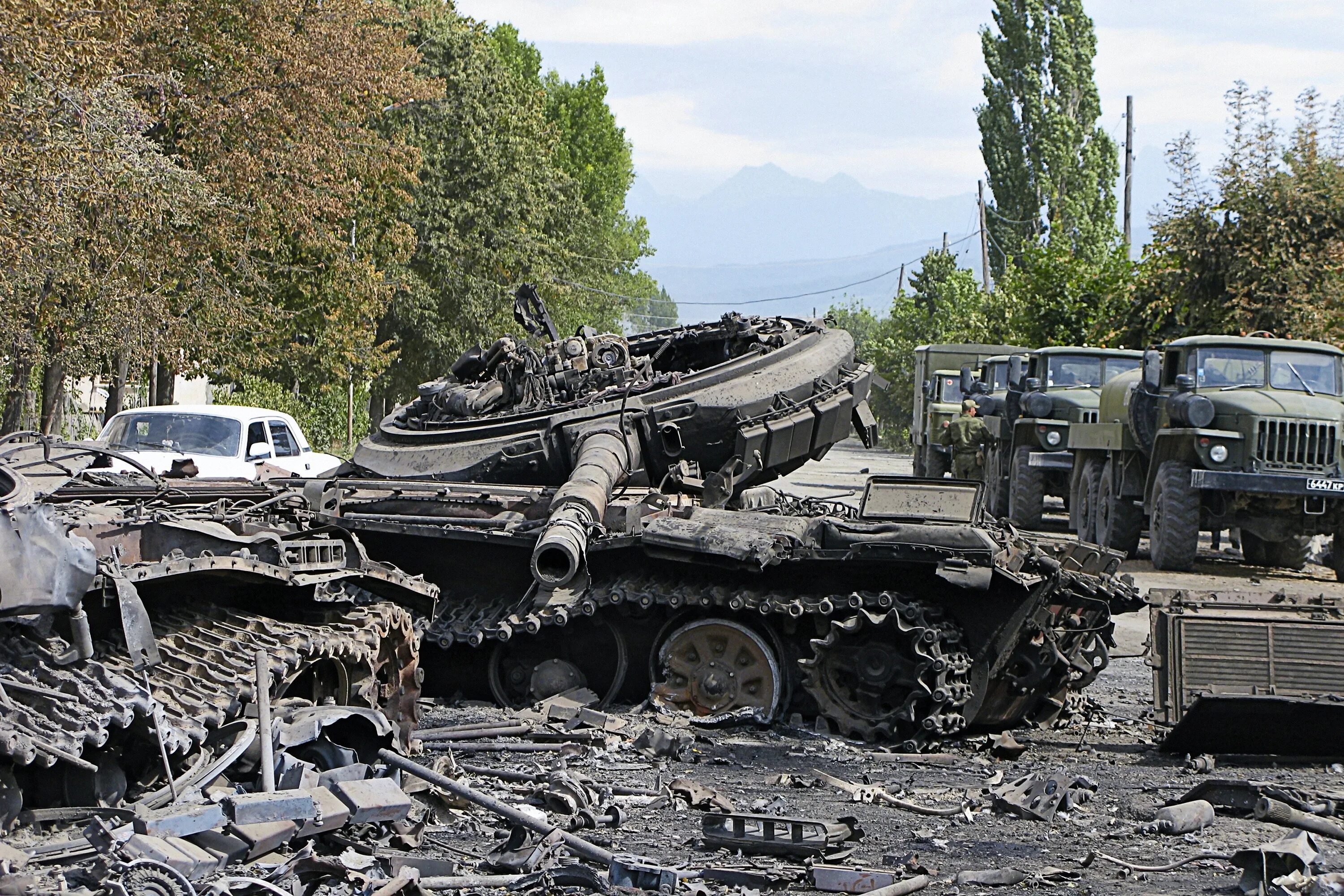 Цхинвали Южная Осетия 2008. Военный конфликт в южной