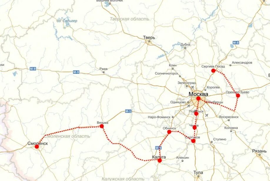 Москва тверь на карте. Дорога на Сергиев Посад из Москвы. Сергиев Посад удаленность от Москвы. Дорога от Сергиева Посада до Твери. Тверь Сергиев Посад маршрут.