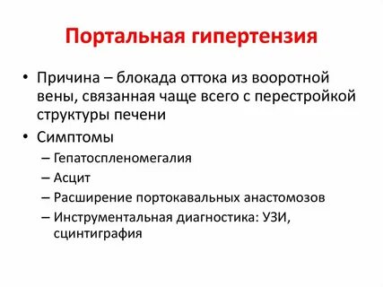 Асцит печени патогенез