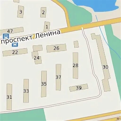 Проспект ленина карта