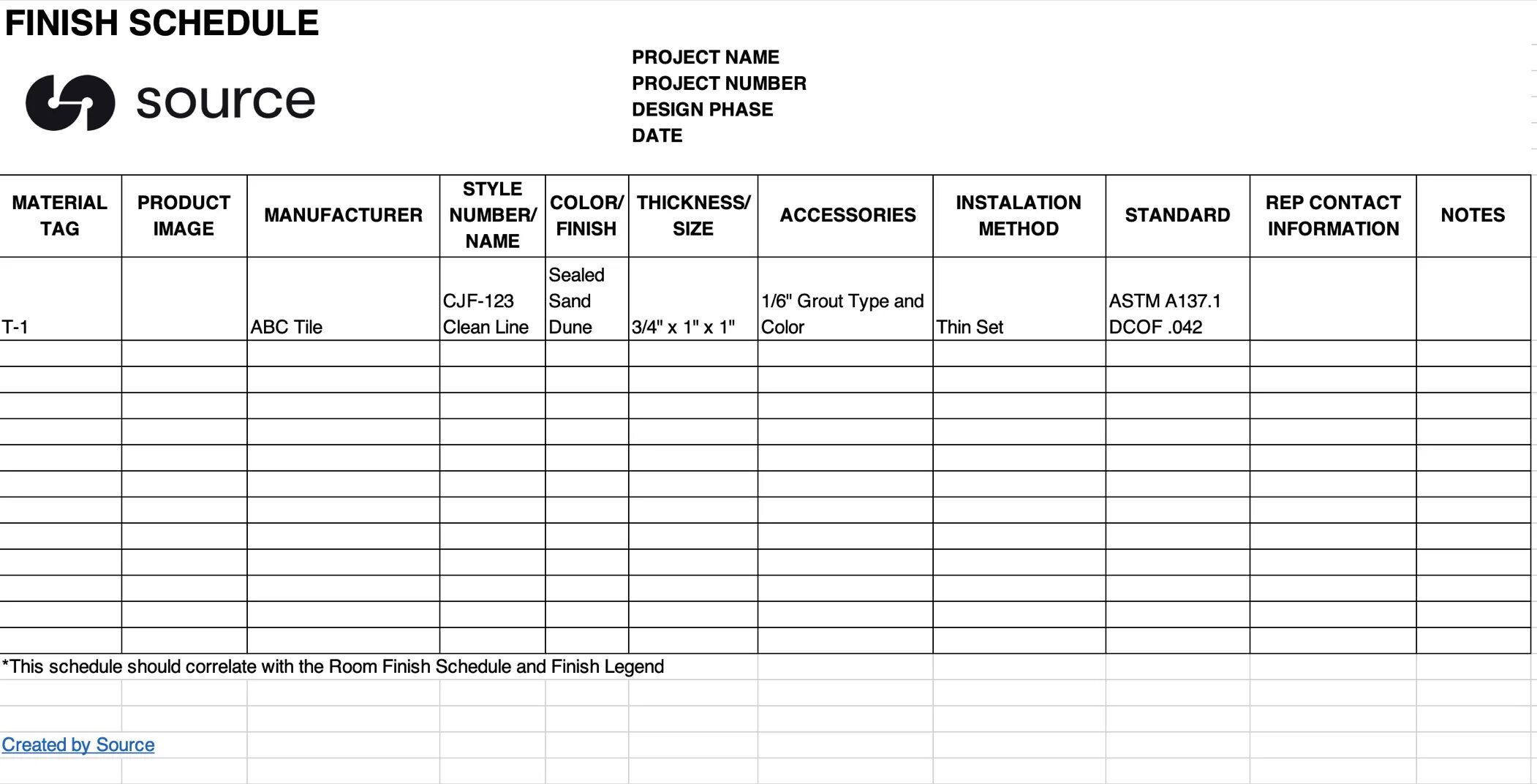 Creating schedule. Schedule.