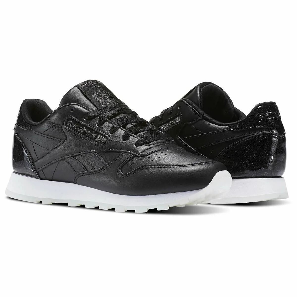 Кроссовки рибок кожа черные. Кроссовки рибок женские черные кожаные. Reebok Classic Leather. Reebok Classic черные.