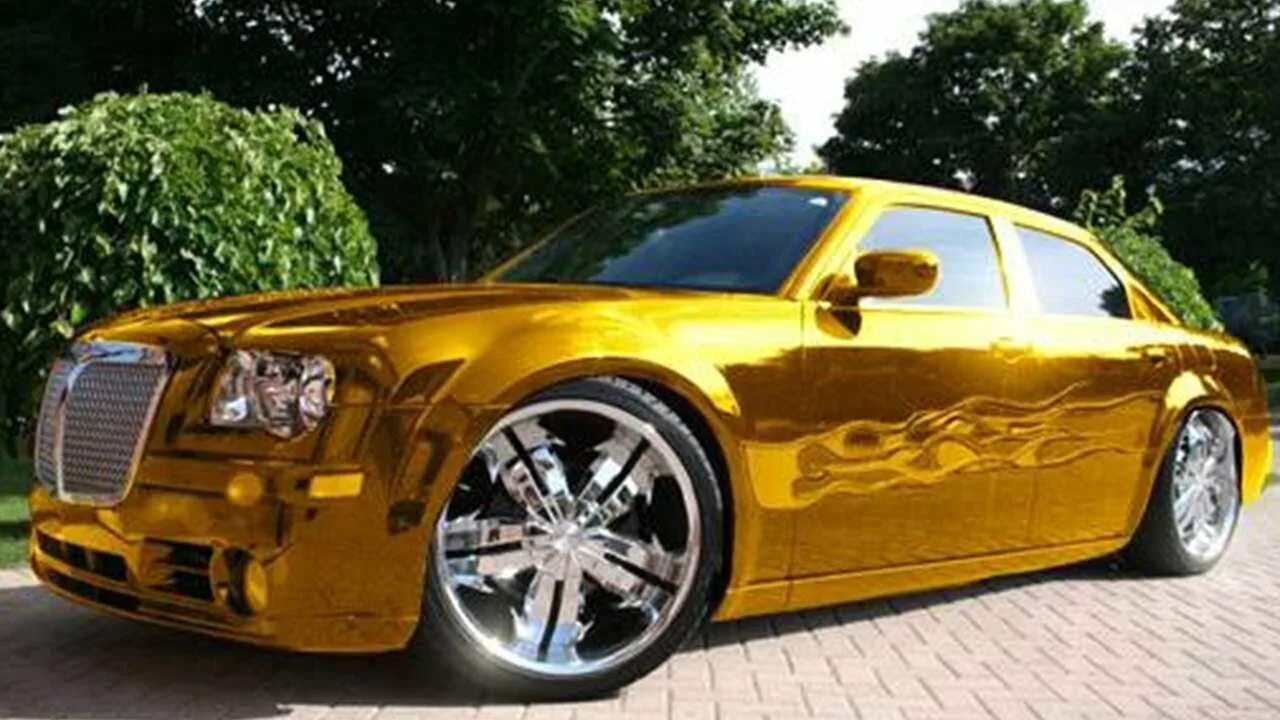 Gold car