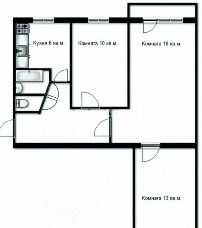 Перепланировка трехкомнатной хрущевки в кирпичном доме 63 кв. План 3х комнатной квартиры в пятиэтажке. Трехкомнатная хрущевка 56,5 м планировка. Хрущевка 3 х комнатная. Перепланировка трехкомнатной хрущевки в панельном доме.