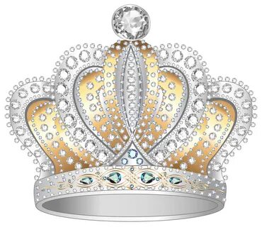 Серебряная и золотая корона