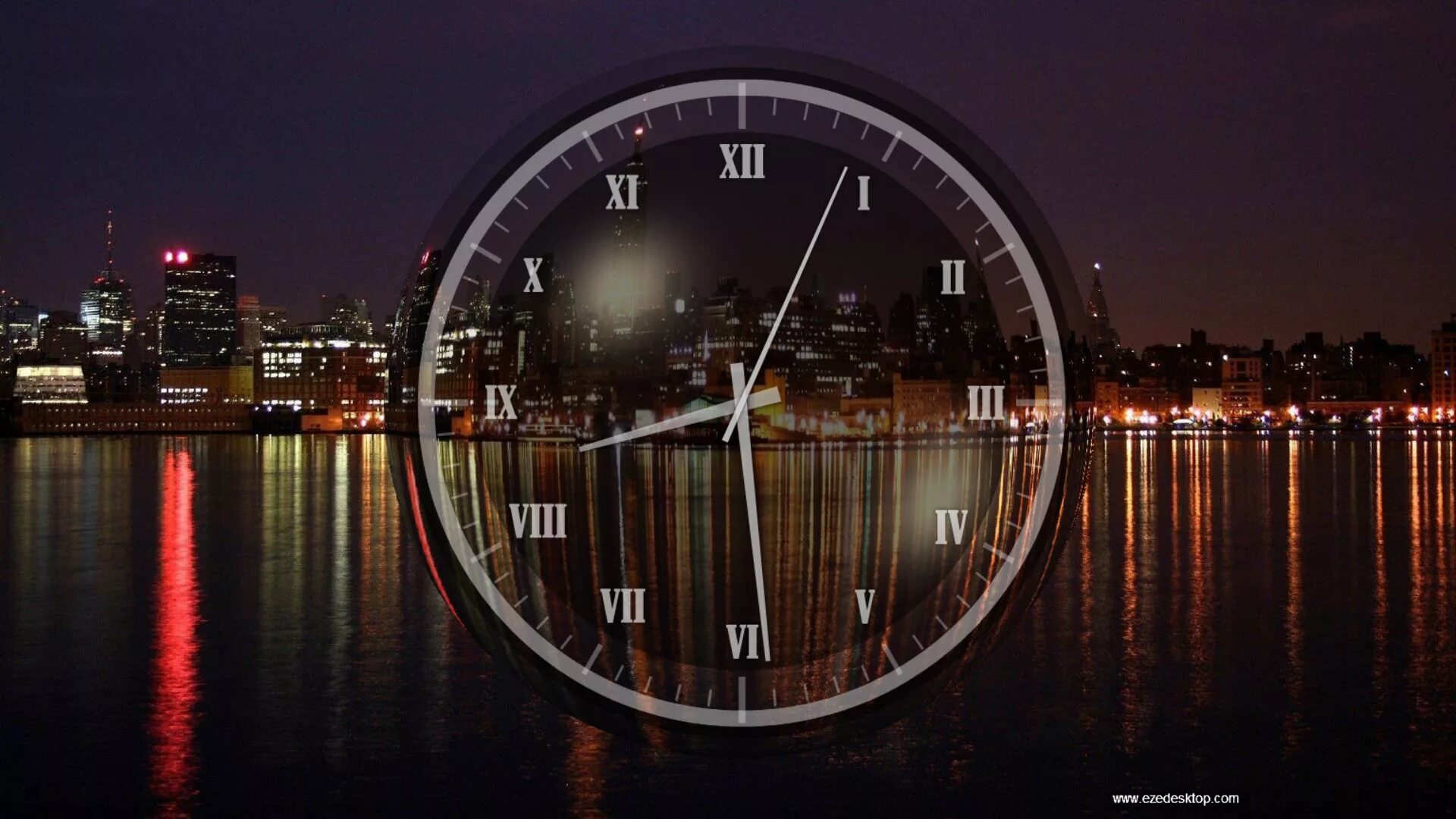 Сделать большие часы на экране. Панорамные часы. Часы в Нью Йорке. Часы виндовс 10. Часы New York.