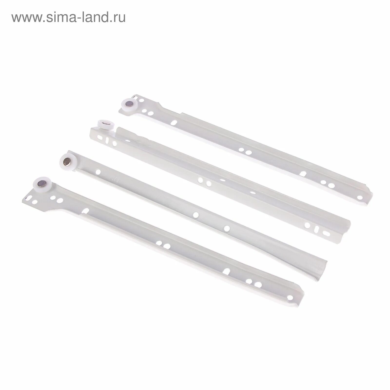 Направляющая фурнитура для мебели. Направляющая роликовая eds003-l 300 mm white. роликовая направляющая l300мм (бел.) (25). направляющие роликовые 400мм (1,0мм) бел. 34833 м9293. роликовая направляющая для q0004161.