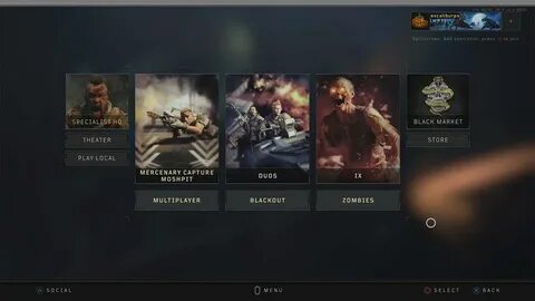 Режимы в black ops