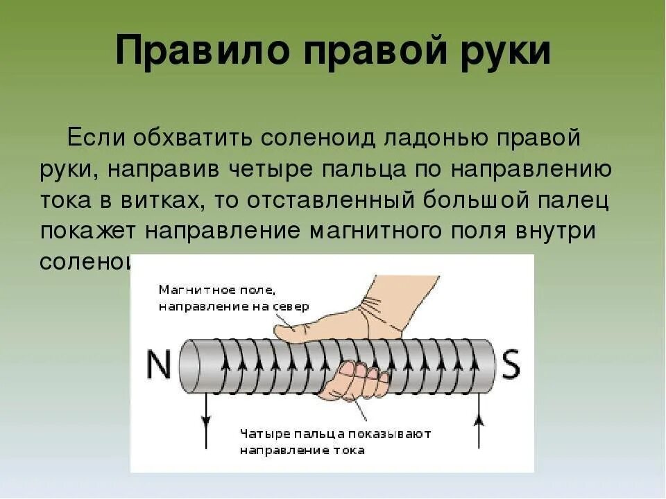 Правило правого буравчика физика. Правило левой и правой руки физика соленоид. Правило правой руки в физике для соленоида. Правило правой руки физика соленоид. Физика правило левой и правой руки буравчика.