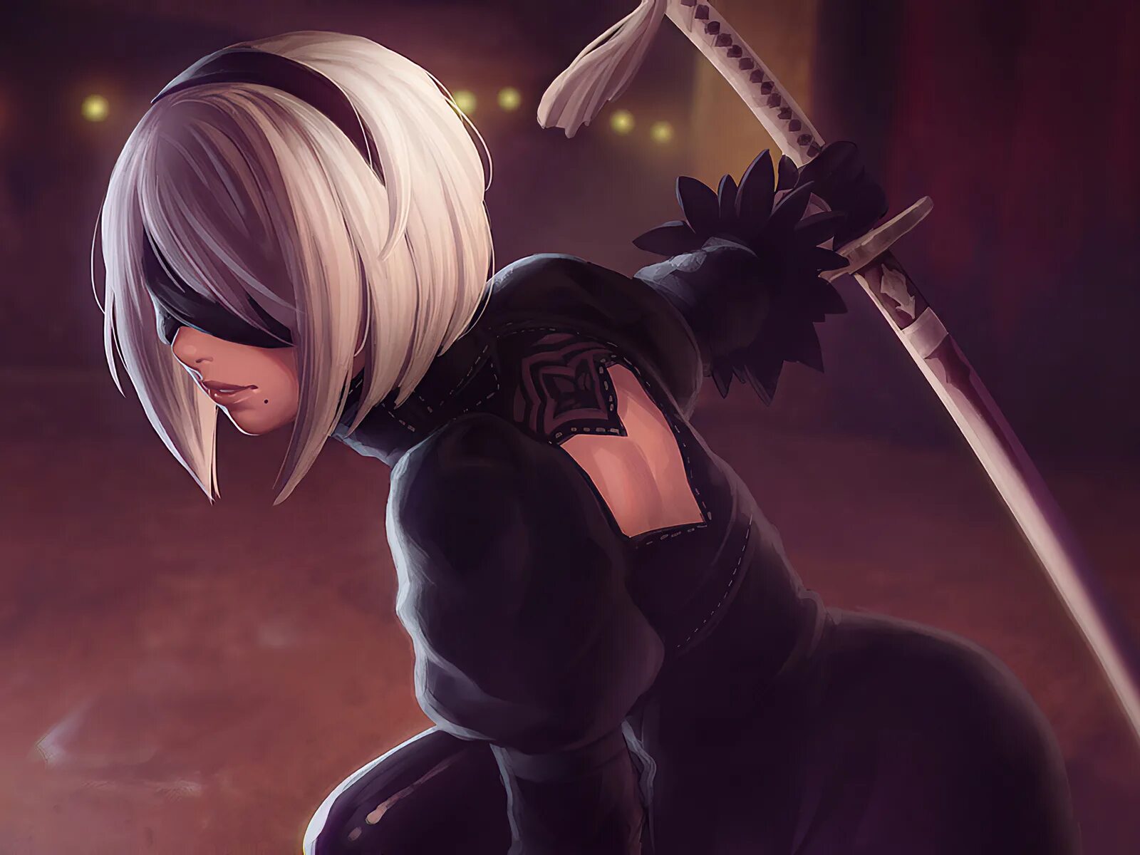 2b 2 18. Ниер аутомата. 2b NIER. Yorha 2b.