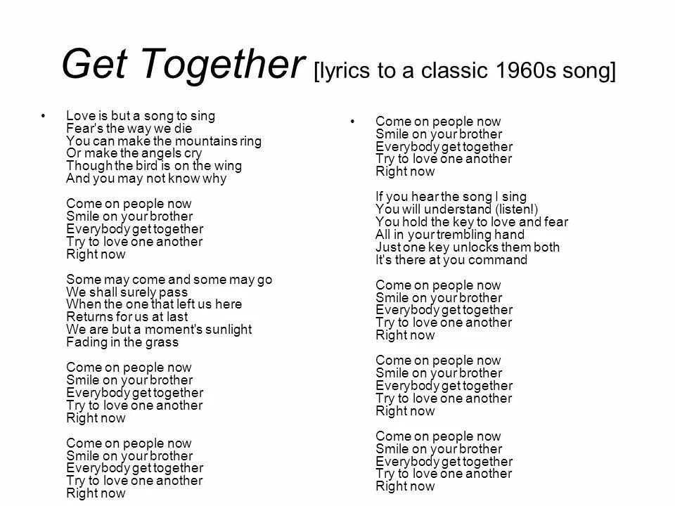 Most of us текст. Come together слова. Together перевод. Together песня. The Youngbloods - get together.