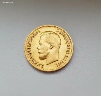 Николаевская золотая монета 10 рублей