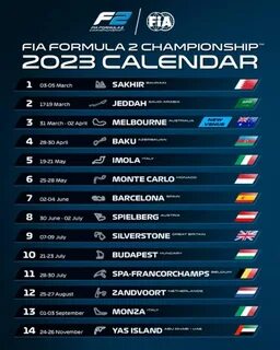 Чемпионат формула расписание