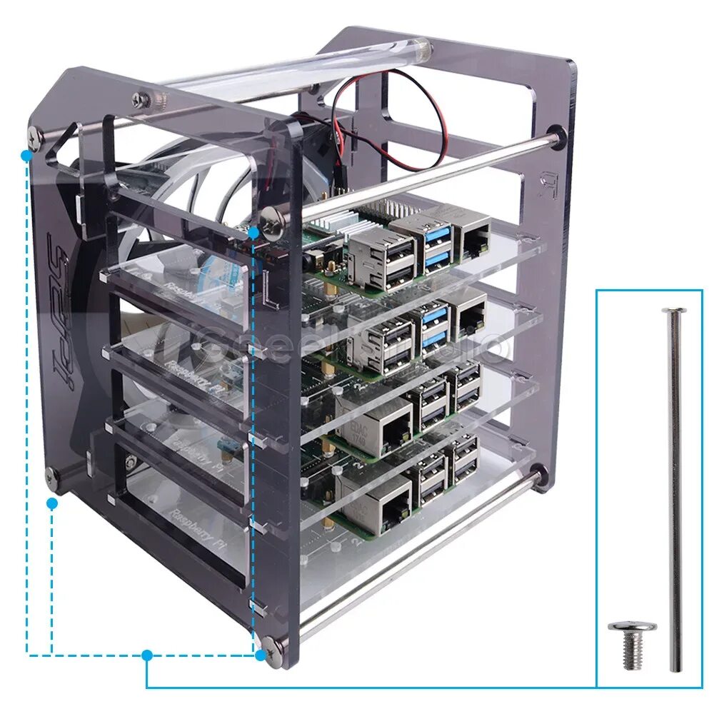 Cluster tower. Raspberry pi кластер корпус. &quot;tower/rack&quot; корпус универсальный. raspberry pi 4 кластер. стойка для серверов tower.