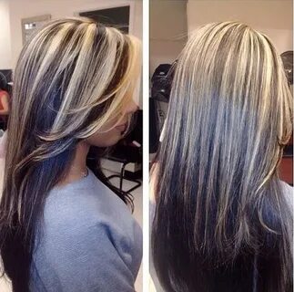 окрашивание волос сверху