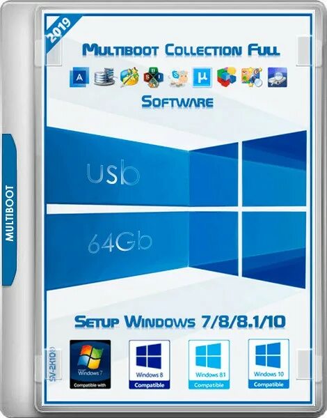 Мультибот v.01. Multiboot Set. Мультибут взрослый. JINNSLIVEUSB.