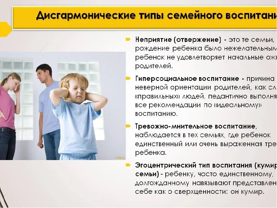 Родные дети краткое. Типы семейного воспитания. Психология воспитания детей. Типы воспитания детей в семье. Типы дисгармоничного воспитания.