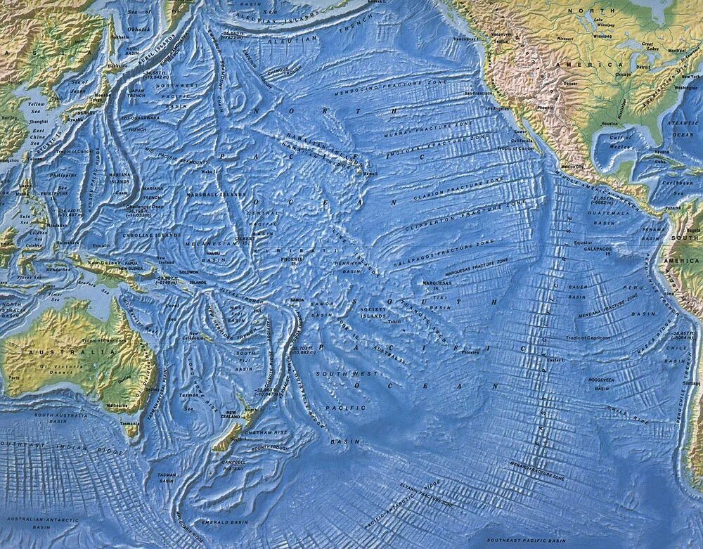 Поверхность дна океанов. Карта рельефа Тихого океана. Карта рельефа дна Тихого океана. Рельеф дна Тихого океана. Рельеф дна океана Тихого океана карта.