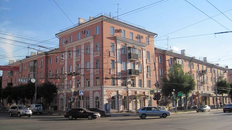 Первомайский проспект фото РА "Премиум Груп". Реклама на медиафасаде Рязань, Первомайский проспект, 42/2 по