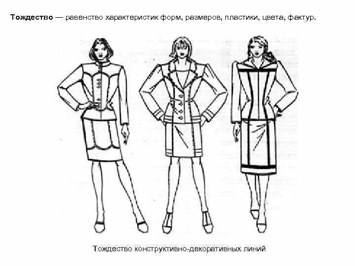 Декоративные линии в одежде. Горизонтальное членение одежды. Конструктивно декоративные линии. Конструктивно декоративные линии членения в одежде.