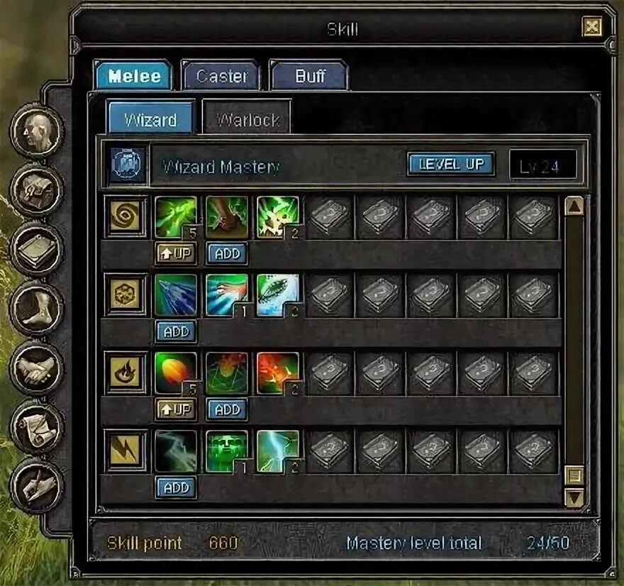 Mastery wizard. Mastery wizard