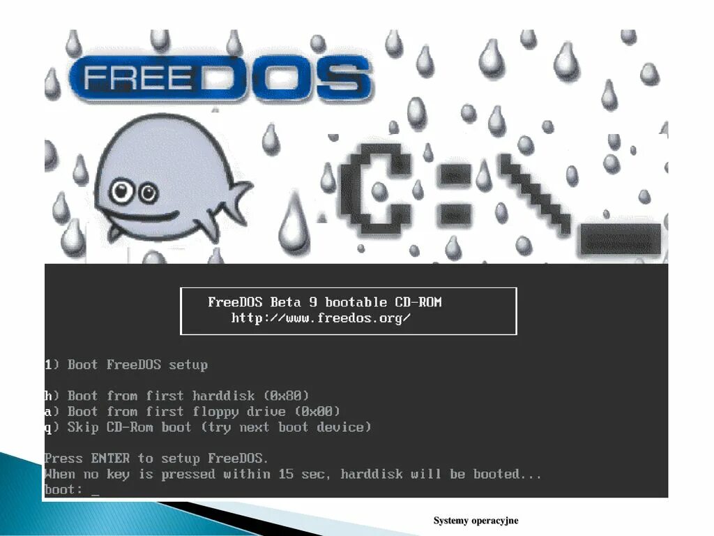Как установить freedos. Freedos 1.3.