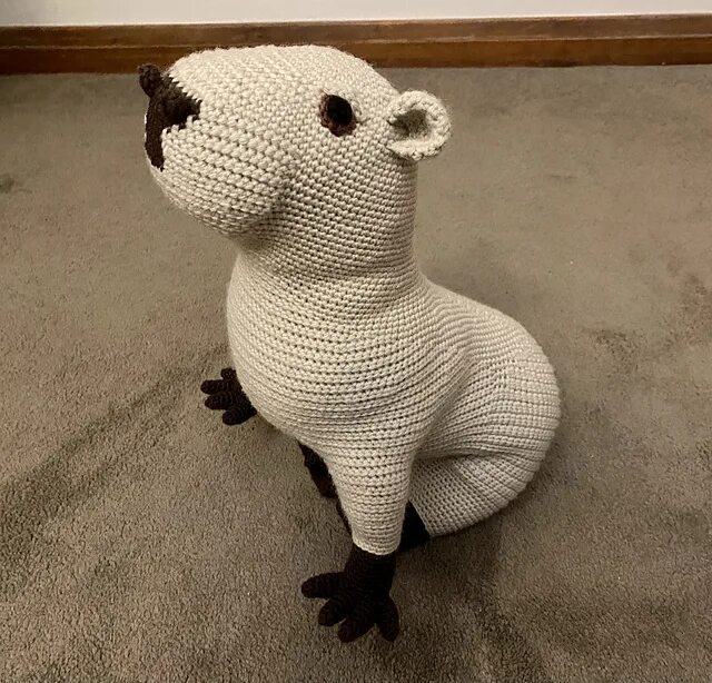 PDF Малыш Капибара крючком. FREE crochet Аmigurumi patterns. Амигуруми схемы и о