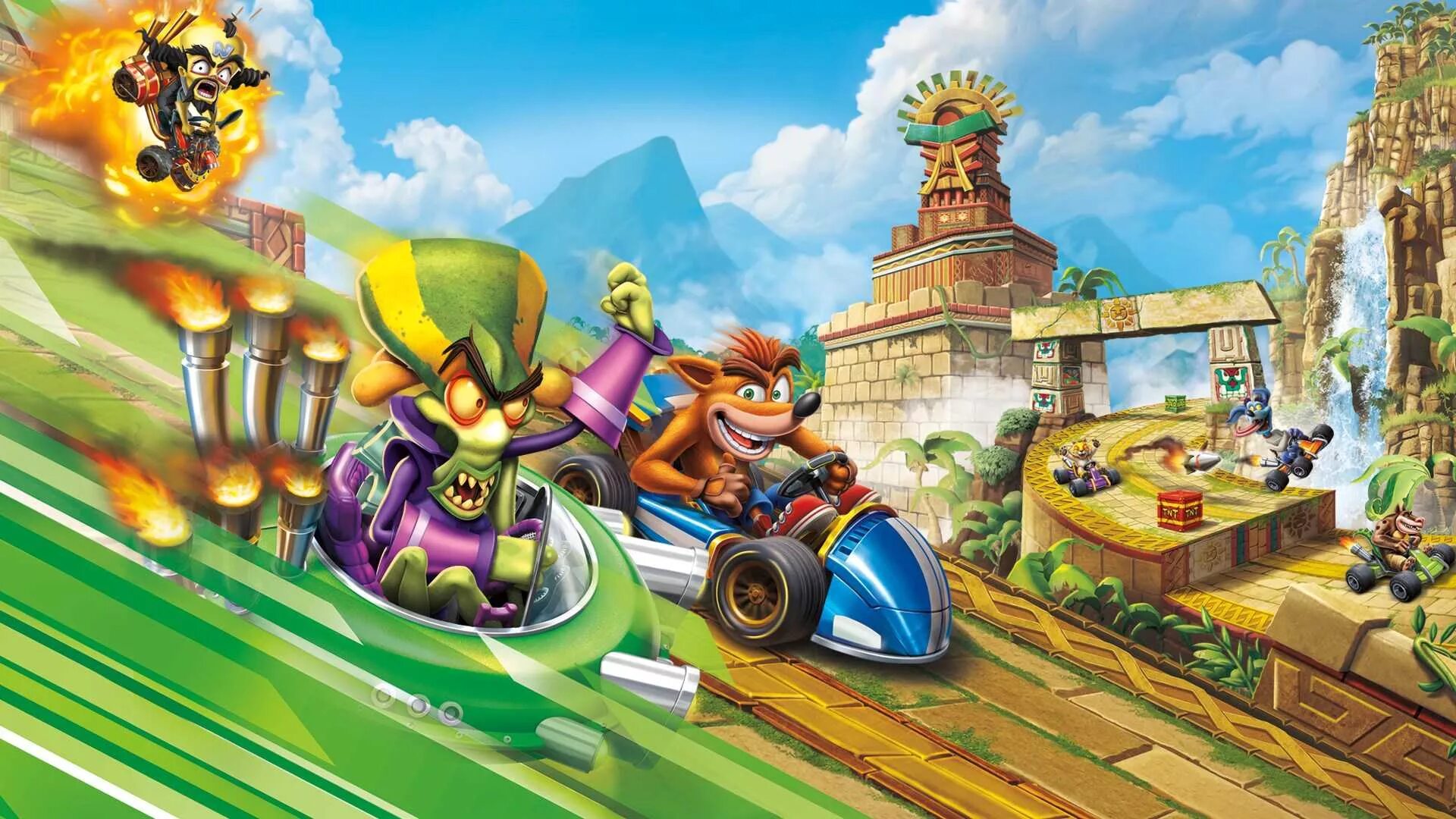 Crash team racing xbox. Crash team racing ps1. Crash team racing nitro-fueled xbox one. Краш бандикут гонки. Crash team racing xbox.