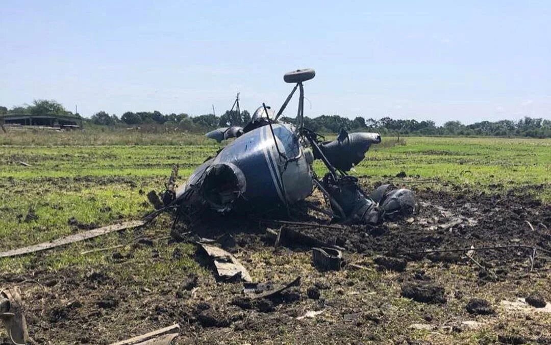 Крушение вертолета ми. Крушение вертолета 05.06.2023. Ми 2 разбился в Унароково.