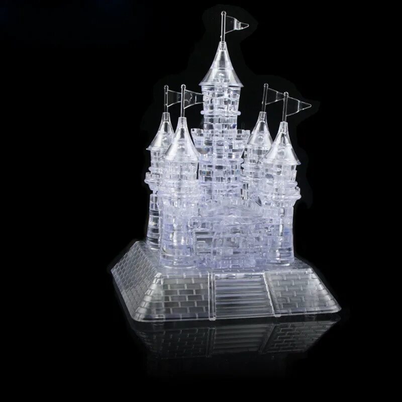 Замок из хрусталя. 3 d crystal puzzle castle 2012 года. Замок из хрусталя и мрамора. 3d пазл кристалл замок. Хрустальный сказочный дворец.