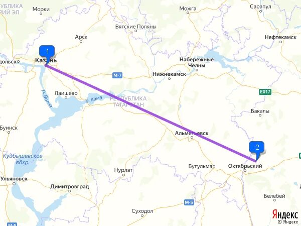 Сколько ехать до челны