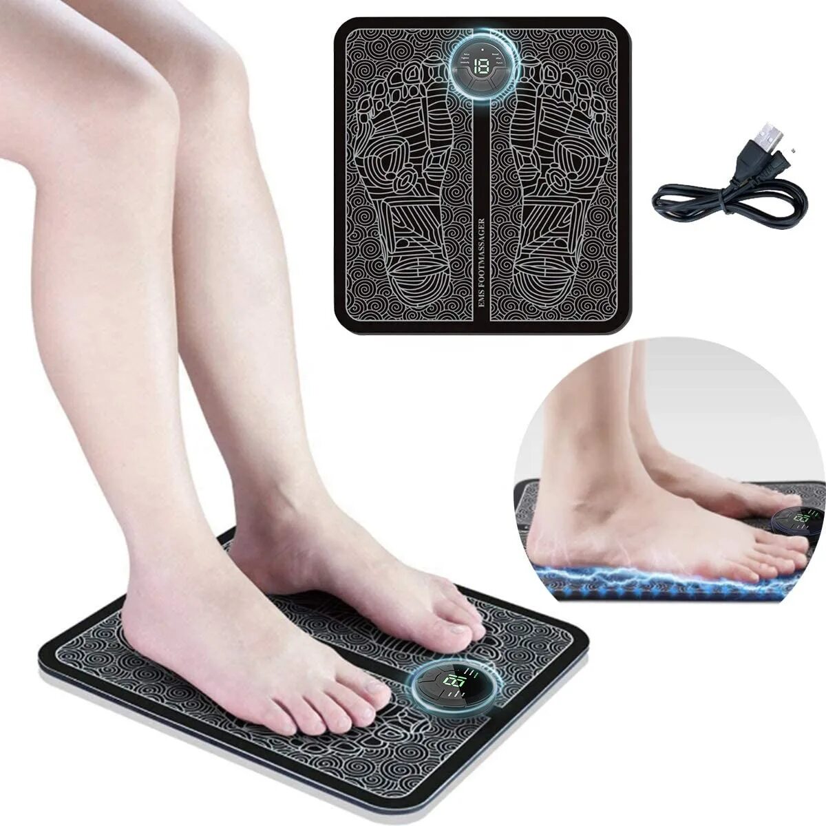 Миостимулятор для ног ems foot Massager. Массажный коврик для ног электрический ems. Электрический массажер ems. Массажный коврик-миостимулятор ems foot Massager. Массажный коврик для ног ems foot massager