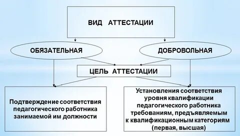 Виды аттестации