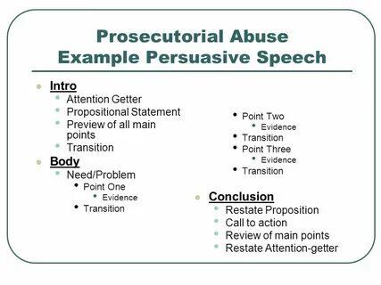 Speech examples