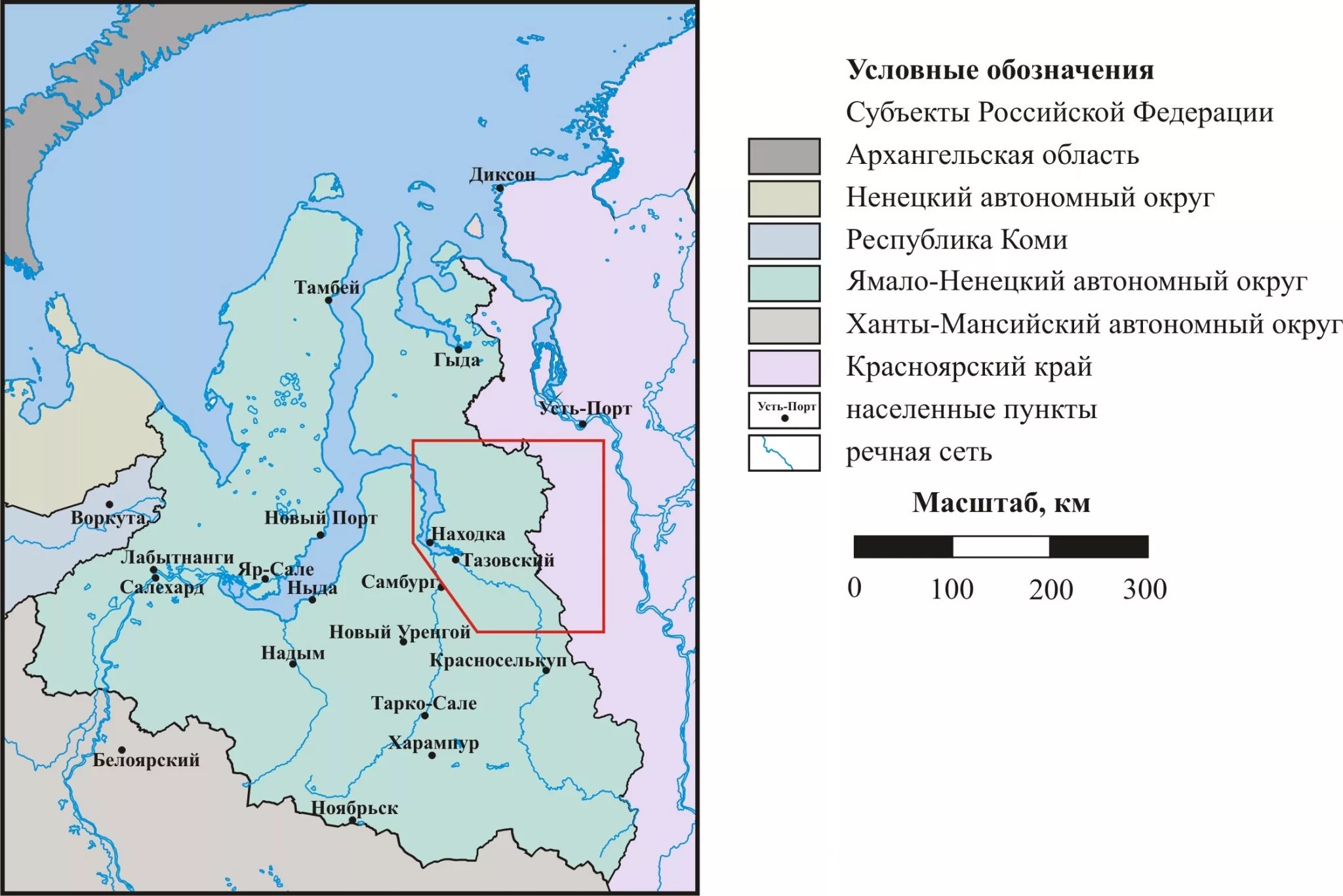 Уренгой тазовский расстояние. Уренгойское месторождение газа на карте Западной Сибири. ЯНАО новый порт на карте. Новый порт Ямало-Ненецкий автономный округ на карте. Ямало-Ненецкий автономный округ месторождения.