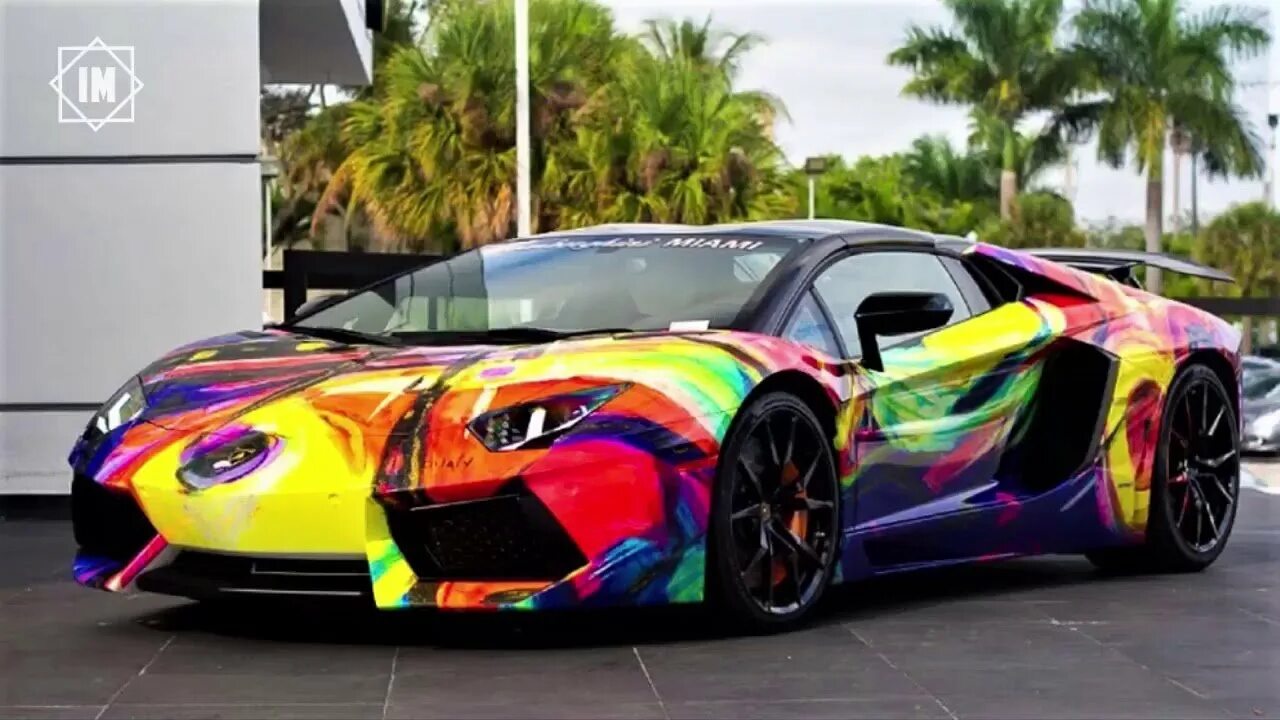 Цветной авто. Ламборгини авентадор разноцветная. Ламборджини авентадор цвет градиент. Разноцветная Lamborghini Aventador 6ix9ine. Ламборгини Вайпер.