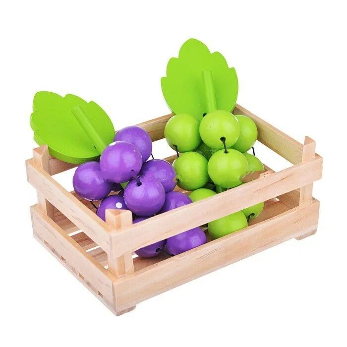 ящик с виноградом. ящик с виноградом. виноград в коробке. игрушечный ящик с виноградом. ящик с виноградом.