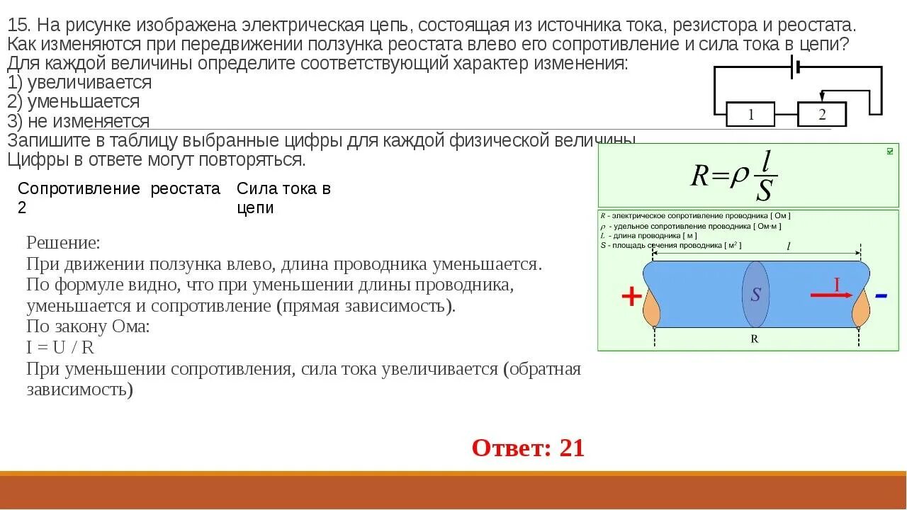 2. Электрический ток. Сила тока.. Электрическая цепь части проводник. Внутреннее сопротивление цепи постоянного тока. Резистор в цепи. Изменяется ли сила тока и сопротивление